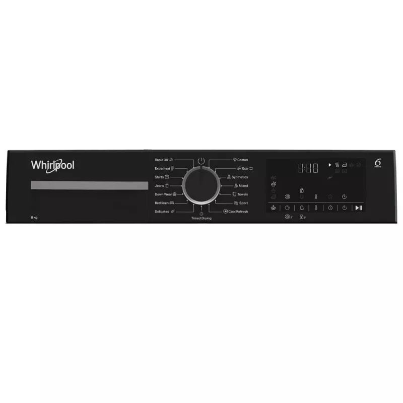 Whirlpool WPS D8 WBS EE warmtepompdroger 8 kg frontlader wit