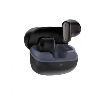 White Shark BLAZE-B GEB-TWS-201 True Wireless Bluetooth 5.1 in-ear-koptelefoon met oplaadcase, IPX4 waterbescherming, touchbediening, zwart