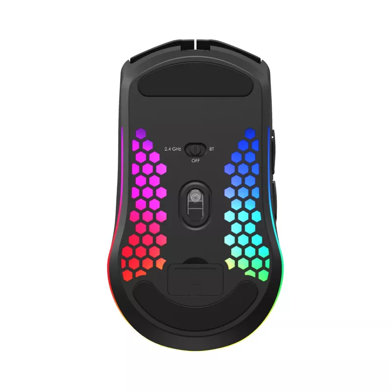 White Shark CADOR-B WGM-5020 bedrade RGB-gamingmuis, zwart