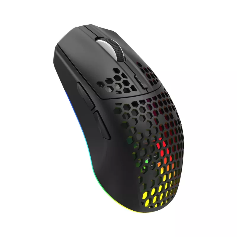White Shark CADOR WGM-5020 zwarte honingraatstructuur optische gaming-muis