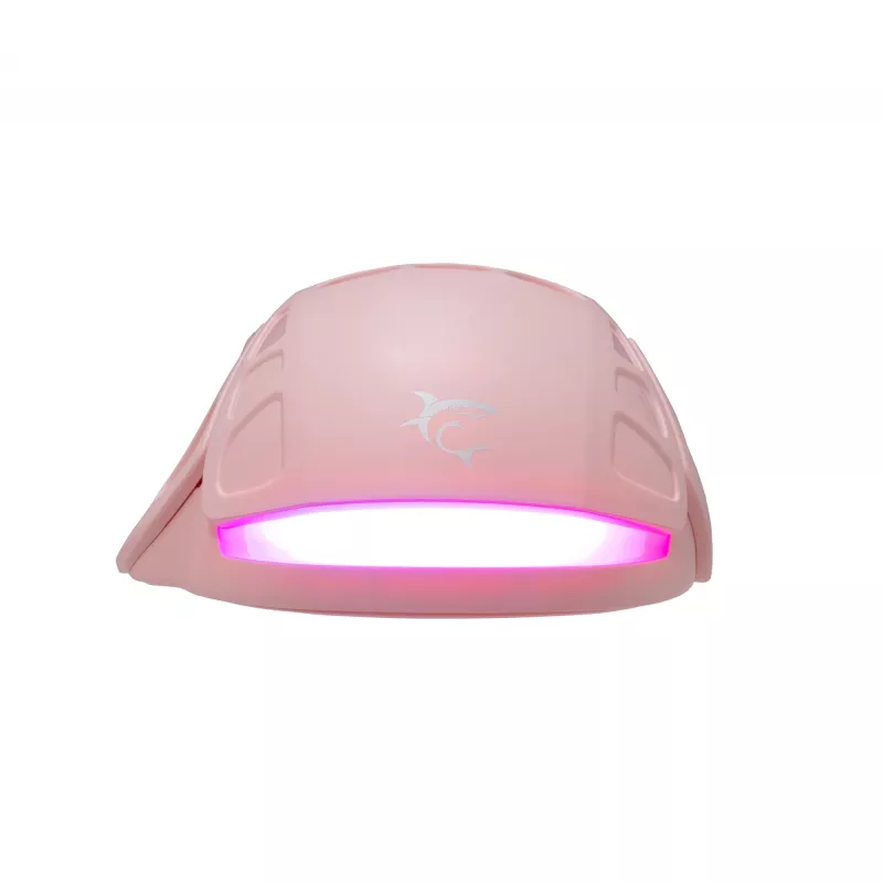 White Shark ECTOR-P GM-5016 Bedrade Gaming-muis, 6400 DPI, roze