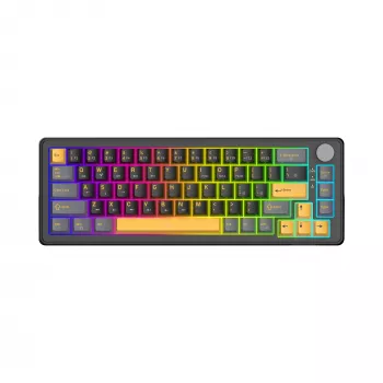 White Shark EXCALIBUR M GK-009151 mechanisch gaming-toetsenbord, zwart, US-layout, RGB, bedraad