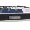 White Shark EXCALIBUR-W mechanisch gaming-toetsenbord, 75% layout, KTT Wine Red hot-swap, per-key RGB, bedraad, wit