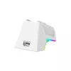 White Shark GAWAIN-W Draadloze Gaming-muis – 12000 DPI, 500mAh accu, 56g, wit