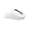 White Shark GAWAIN-W Draadloze Gaming-muis – 12000 DPI, 500mAh accu, 56g, wit