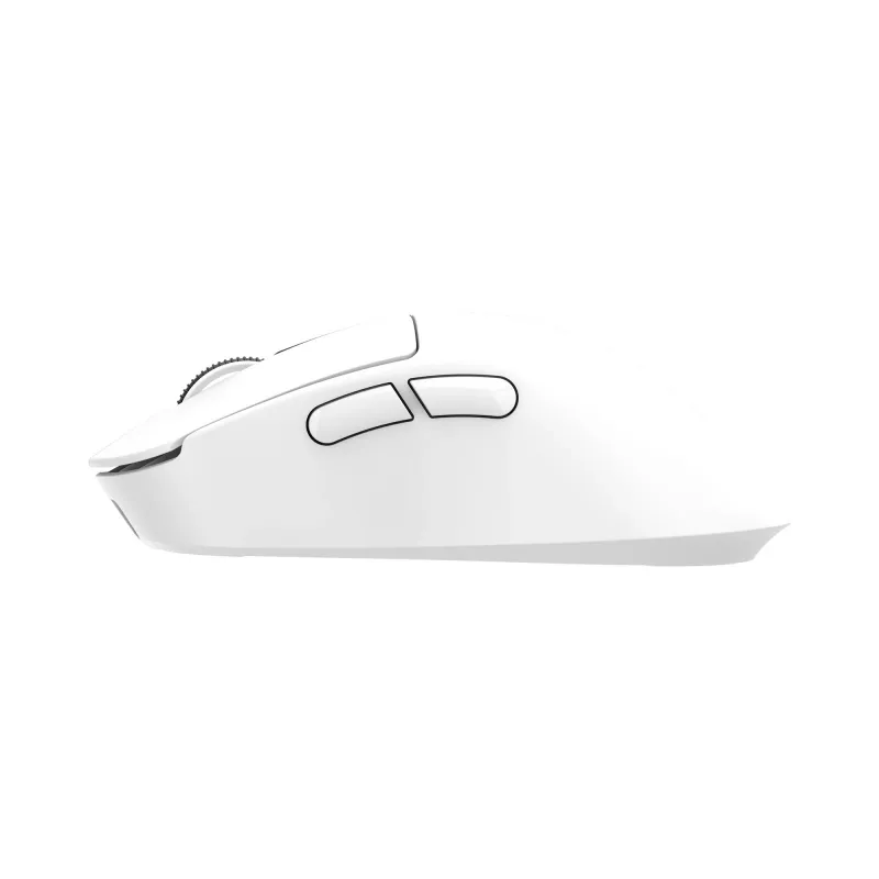 White Shark GAWAIN-W Draadloze Gaming-muis – 12000 DPI, 500mAh accu, 56g, wit