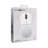 White Shark LUCAN-W WGM-5022 12000 DPI draadloze gamingmuis, wit