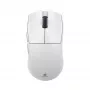 White Shark LUCAN-W WGM-5022 12000 DPI draadloze gamingmuis, wit