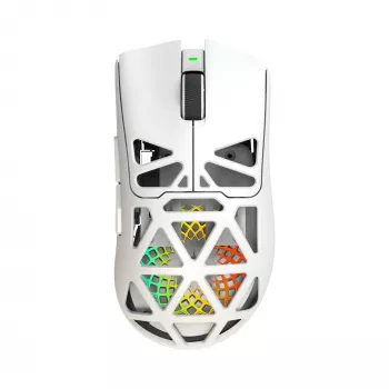 White Shark MORIEN WGM-5025 Bedrade Gaming-muis, tot 12800 DPI, RGB, wit