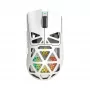 White Shark MORIEN WGM-5025 tri-mode gamingmuis (BT / 2,4 GHz / bedraad), 6200 DPI (tot 12000), RGB, wit