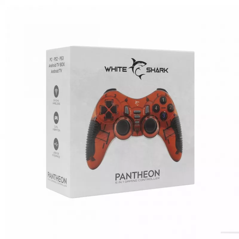 White Shark PANTHEON GPW-2021 5 in 1 gamepad draadloos