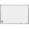 Whiteboard gelakte oppervlakte 120x90cm aluminium frame