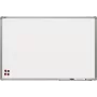 Whiteboard gelakte oppervlakte 120x90cm aluminium frame