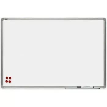 Whiteboard met gelakte oppervlak 2X3 150x100cm, Aluminium frame