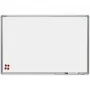 Whiteboard met gelakte oppervlak 2X3 150x100cm, Aluminium frame