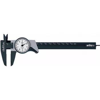 Wiha 411 210 2 analoge schuifmaat 150 mm roestvrij staal (4112102)