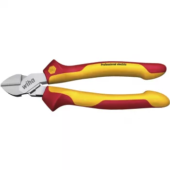 Wiha 43458 Professional electric Zijsnijtang 160 mm, DynamicJoint, rood/geel