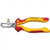 Wiha professionele elektrische striptang, tot 10 mm², 160 mm, rood/geel (Z55016006SB)
