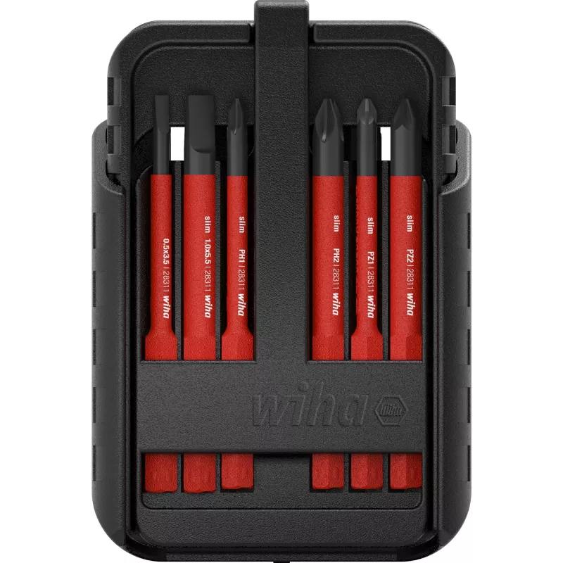 Wiha VDE wisselbit-schroevendraaierset 12-delig slimBit electric SB2831B951
