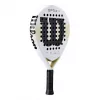 Wilson Optix V2 Lite padelracket - druppelvorm, zachte EVA-kern, fiberglas oppervlak, zwart/groen