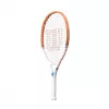 Wilson Roland Garros Elite Junior 21 tennisracket - 3 1/2 grip, blauw/tan/wit, voorgespannen, met kopbeschermer