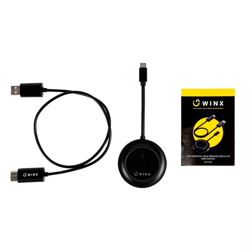 WINX CAST Essential draadloze display-kit Full HD HDMI-zender en -ontvanger-set