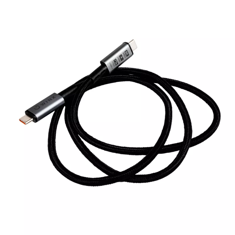 WINX LINK Pro Type-C 1m kabel 100W PD USB 2.0 480Mbps zwart