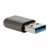 WINX LINK Simple USB-naar-Type-C-adapter dubbelpack (USB-A-stekker naar USB-C-bus, 5Gbit/s, 15W, Space Grey, 2-pack)
