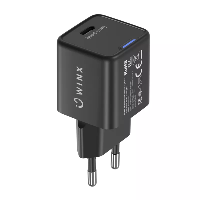 WINX POWER Essential Type-C 20W GaN wandlader - wit