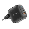 WINX POWER Max 65W GaN-wandlader - 2x USB-C PD, 1x USB-A QC, zwart