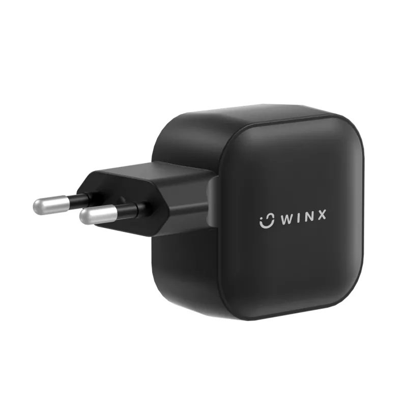 WINX POWER More 35W GaN-voeding - dubbele USB-C & USB-A, PD 3.0 PPS, wit