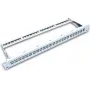 Wirewin 24-poorts Keystone patchpanel onbezet, 19 inch, grijs, afgeschermd (TKS PANEL 24)