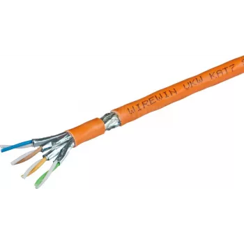 Wirewin VKW SFTP K7 LSOH3 1000SXB Cat.7 S/FTP netwerkkabel, 1000 m, Oranje