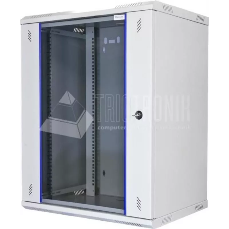 Wirewin WCAB PS2 600X450X15U wandgemonteerd rack 15U grijs