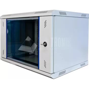 Wirewin WCAB PS2 600X450X15U wandgemonteerd rack 15U grijs