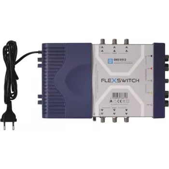WISI FLEXSWITCH DXS0512 5-in-12 actieve multiswitch met voeding
