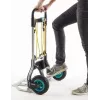 wolfcraft TS 850 aluminium steekwagen, 100 kg draagvermogen, opvouwbaar, zwart 5503000