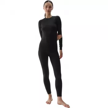 Dames thermoactief T-shirt 4F F176 Deep Black Allover XS/S