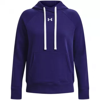 Under Armour Rival Fleece HB hoodie dames Midnight Navy/White