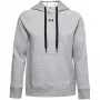 Under Armour dames Rival Fleece HB hoodie Mod Gray Light Heather