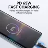 Wozinsky 1 m USB-C naar USB-C kabel 60W PD snelladen & datasync zwart
