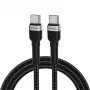 Wozinsky 1 m USB-C naar USB-C kabel 60W PD snelladen & datasync zwart
