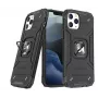 Wozinsky Apple iPhone 12 Pro Max Ring Armor hoes met standaard - robuuste beschermhoes, zwart