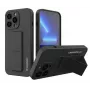 Wozinsky Apple iPhone 13 Pro Max standaardhoesje siliconen met standaard zwart