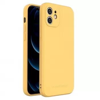 Wozinsky Apple iPhone XS Max siliconen hoesje geel