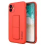 Wozinsky Apple Kickstand Case flexibel siliconen iPhone 11 rood