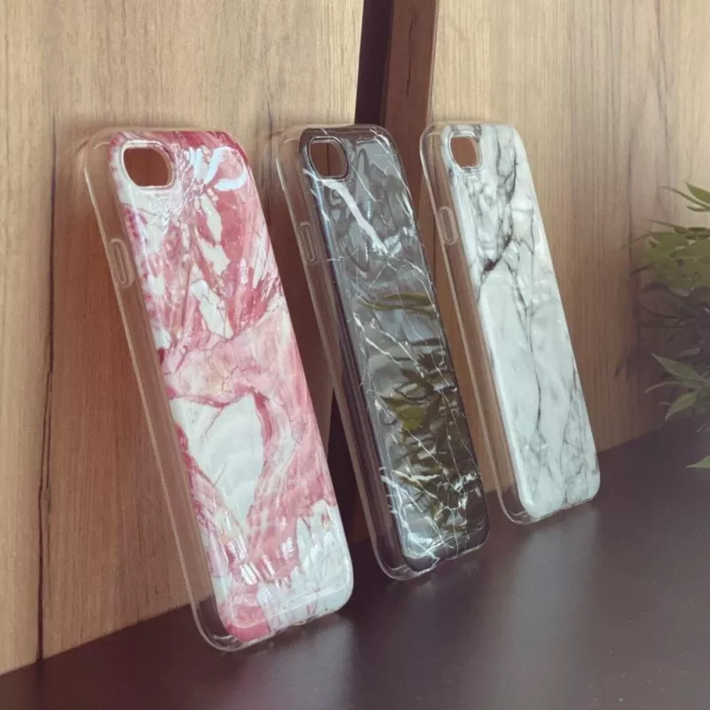 Wozinsky Black Marble TPU-case voor Samsung A73
