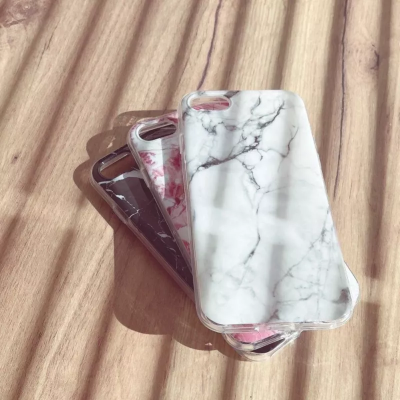 Wozinsky Black Marble TPU-case voor Samsung A73