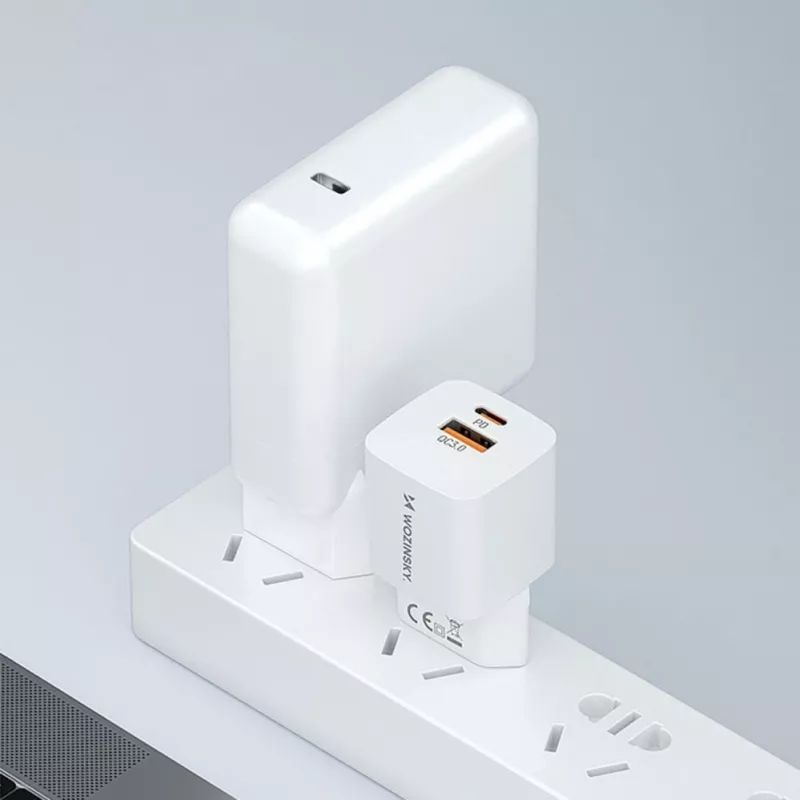 Wozinsky CMWCW 20W USB-C / USB-A Voeding - Wit