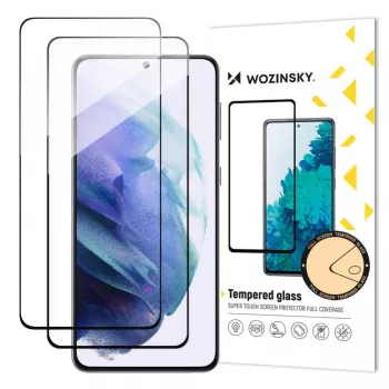 Wozinsky full glue gehard glas voor Samsung Galaxy S23, 2-pack